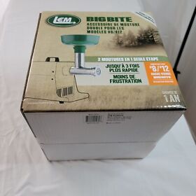 1473 Lem Big Bite Dual Grind Attachment For #22/32 With 2 Bib Aprons