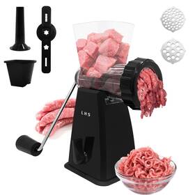 B0cqn5dzlf Lhs Manual Meat Grinder With Stainless Steel Blades Heavy Duty Powerful Suction