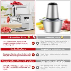Mg-3840d-us Linkchef Meat Grinder 2500w Electric Food Sausage Stuffer