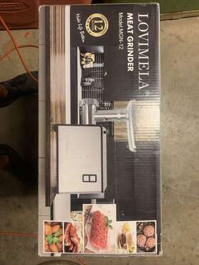 Es-peeler-13h-429 Lovimela New In Box Meat Grinder Electric Sausage Stuffer Maker Max 2600w