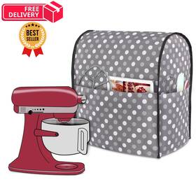 Calx06603 Luxja Dust Cover Compatible With 6-8 Quart Fits For Gray Dots
