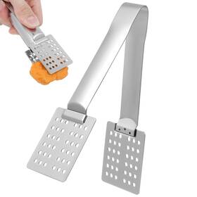 Luxshiny 5375b17dd1m2s007id85e Tea Bag Squeezer Tongs Stainless Steel 5.51in Clip For Loose Silver