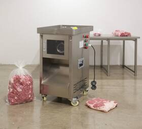 025340 Maisutseb 110v Electric Meat Grinder Commercial Mincer 8mm Plate 880lb/h Productivity