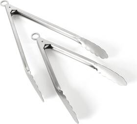123682 Martha Stewart Richburn 2pc Tong Set 12 Inch And 9 Stainless Steel