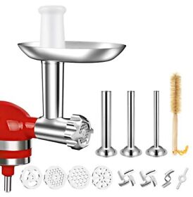Meat Grinder Attachments For Kitchen Aid Mixers Geekera Metal Sausage