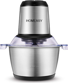 Meat Grinder Electric Food Processor Stainless Steel Blender Chopper
