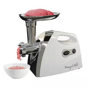 Mg-650 Megachef 313043666646 1200w Meat Grinder With Sausage And Kibbe Attachments