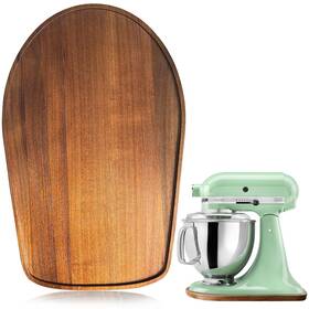 Mjsmixer0826 Mjfajazf Acacia Wood Mixer Slider Mat For Kitchenaid 4.5-5 Quart Tilt-head Stand