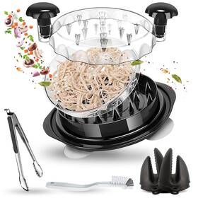 Momsunited 198715850642 Chicken Shredder Tool With Suction Cups Extra Large 12-inch Bpa Free Abs Me