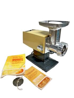 86-46282 Montgomery Wards Vintage Ward Electric Meat Grinder Food Chopper Old Kitchen Decor