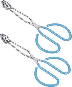 St0021-1010blue Msy Bigsunny 10-inch Stainless Steel Scissor Tongs Kitchen Food Blue 10 Inch