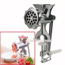 Much 202680252166 Table Hand Manual Meat Grinder Mincer Stuffer Sausage Pasta Filler Maker Machine