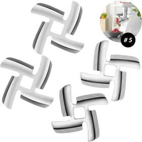 Mudder 711181731910 Meat Grinder Blade Food Grinding Stainless Steel Knife Cutter Replacement