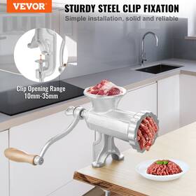 My Store 840349949208 Vevor Manual Meat Grinder Heavy Duty Cast Iron Hand With Steel Tab