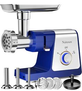 3000w Naitesen 723497710152 Electric Meat Grinder Sausage Maker Machine Food With 3 Stainle