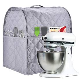 Nalan 605500347787 Stand Mixer Cover Compatible With Kitchenaid Fits For 6-8 Quart Grey