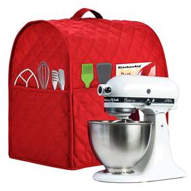 Nalan 606267109786 Stand Mixer Cover Compatible With Fits For 4.5-quart And All 5-quart Red