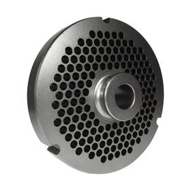 Gph22-14 National Band Saw Company #22 Meat Grinder Plate With Hub 1/4 Inch Holes