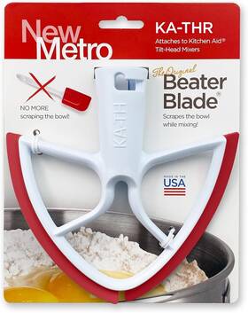 New Metro Design 722651260830 Ka-thr Works With Kitchenaid 4.5 - 5 Quart Tilt-head Mixers Red