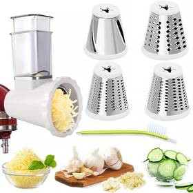 Ns-slicer-2nd Newsets Upgraded Version - Cheese Grater Slicer Shredder Attachments For Blue
