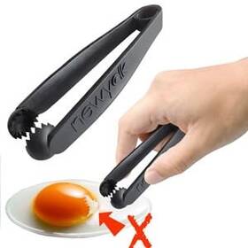 Newyolk 628942439100 The Original Egg Tool. Engineered To Instantly Pick Up That Nasty Glob Black