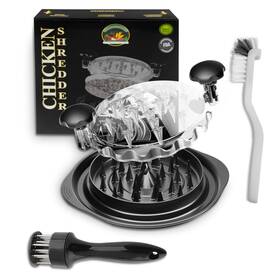 Nexprepware 990312262763 Chicken Shredder Large Breast Tool With Brush Meat Tenderiz