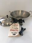 No303 Farberware Vintage Stainless Steel Electric Wok Skillet Broiler Grate Model
