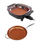 Nw32017318-20 Nuwave Electric Skillet Tempered Glass Lid Ceramic Pan 646791373635