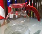 O-51 Gemco The Whistler Vintage Glass Pot By Cup Stovetop Tea
