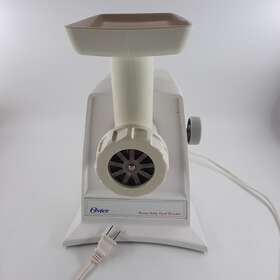 4726-1 Oster Heavy Duty Food Grinder With Attachments Meat Game Sausage Working Vintage