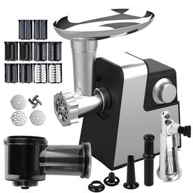20mg091-silver Oubit Meat Grinder Electric 9 In1 For Home Use 800w Stainless Steel