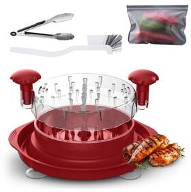 Overcare 770025659244 Chicken Shredder Tool Twist Large With Ergonomic Handle Breast Shre
