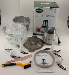 Ql-19-a Owoky Electric Meat Grinder 500w Food Processor 2l Stainless Steel Chopper