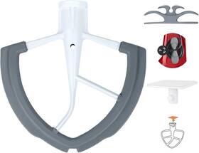 Owowong 614162954370 Flex Edge Beater For Kitchenaid 6 Quart Fit 5.5-6 Bowl-lift Mixer