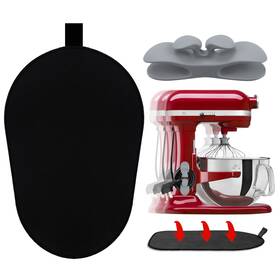 Owowong 614162956411 Sliding Mat For Kitchenaid Mixer 6-8 Quart Grey Cord Organizer