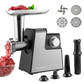 Ck016 Parmedu Electric Compact Meat Grinder For Home Use Mincer With 3 Plates Blade