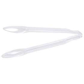 Party Dimensions 60212 Premium Clear Heavy Weight Plastic Serving Tongs - 12 Inch 1 Pc