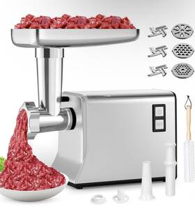 Pc C 094276895132 Electric Meat Grinder Sausage Maker Stuffer Beef Pork Stainless Food Mincer