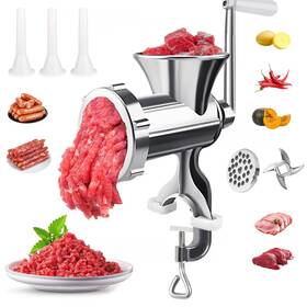 Phaniteces 757939407928 3 In1 Meat Grinder Manual Mincer Sausage Maker Gr Inch