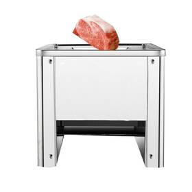 020427 Preasion Meat Cutter Machine 2.5mm Blade Slices Strips Cubes 3 In 1 110v Slicer