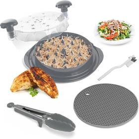 Primeease Living 198715484489 Chicken Shredder Tool Twist 10 Inch - Large Capacity Meat With Non-slip