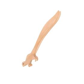 116020 Primst Squirrels Toaster Tongs Wooden For No Light Brown