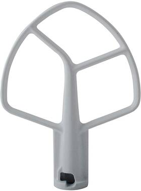 8541989365 Protac K5ab K5ss Coated Flat Beater Replacement For Kitchenaid 5 Quart Bowl Mixer White