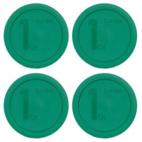 Pyrex 682440191458 322-pc 1-quart Green Mixing Bowl Lid 4-pack - Made In 1 Quart