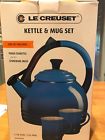 Q12-km3-59 Le Creuset Enamel On Steel Kettle And Mug Gift Set