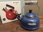 Q310113 Le Creuset Harmony Blue Enamel Qt Tea Kettle