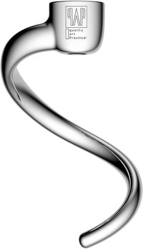 Qap Quality Art Practical 697478200508 Stainless Steel Spiral Dough Hook Replacement For Sh5 Bright Silver