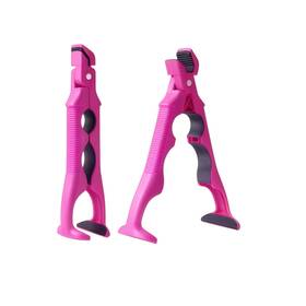 Qlymtz 786402865248 2 Pcs 3-in-1 Anti-scald Hot Plate Gripper And Bottle Opener With Not Rose Red