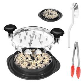 Jrq-1031 Qppkii Chicken Shredder Tool Twist Large Equipped With Brush And Food Clip Visible Me