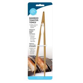 R&m 768545042243 R&m International Bamboo Toast Tong Carded One Size Brown